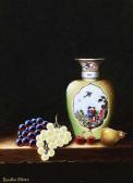 O'HARA Quinton,STILL LIFE, VASES & GRAPES,Ross's Auctioneers and values IE 2019-05-16