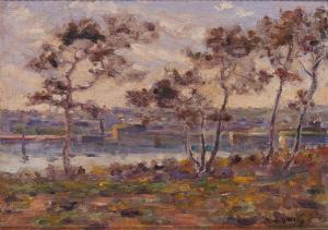 O KELLY Aloysius C 1853-1926,ON THE SHEEPSCOT RIVER, MAINE,De Veres Art Auctions IE 2023-11-21