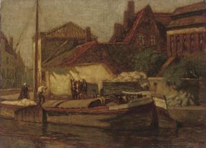 O'Lynch of Town Carl 1869-1942,A busy afternoon on the Bruges Canal,Christie's GB 2008-03-19
