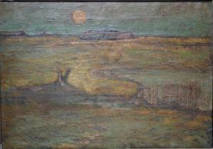 O'MEARA Frank 1853-1888,Impressionist coastal landscape at sunset,,1887,Cuttlestones GB 2017-11-23