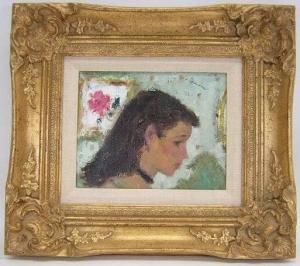 O NEIL Samuel Edmund 1901-1992,Profile of Young Girl,Kodner Galleries US 2007-03-21