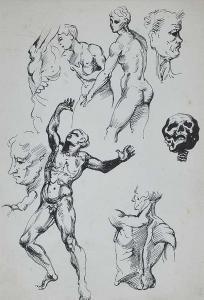 O'NEILL Dan,FIGURE STUDY,Ross's Auctioneers and values IE 2016-11-09