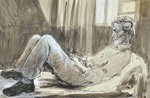 O'NEILL Dan,RECLINING SELF STUDY,Ross's Auctioneers and values IE 2016-04-20