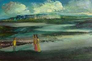 O NEILL Daniel 1920-1974,Figures in Landscape,Morgan O'Driscoll IE 2014-04-28