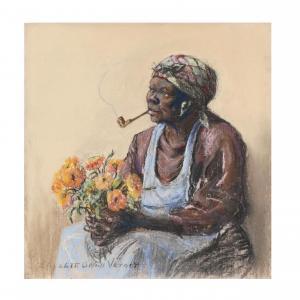 O'Neill Verner Elizabeth 1883-1979,Charleston Flower Vendor,Leland Little US 2024-03-22