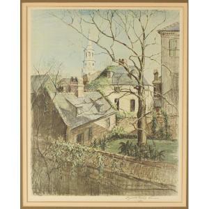 O'Neill Verner Elizabeth 1883-1979,Charleston Roof Tops,Ripley Auctions US 2011-05-14