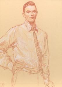 OAKELY VILOLET,Portrait of Anthony Klauder Parker grandson of Cha,1956,Aspire Auction 2019-04-13