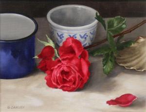 OAKLEY George 1900-1900,RED ROSE,20th century,De Veres Art Auctions IE 2021-03-30
