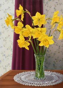 OAKLEY George 1900-1900,Vase of Daffodils,Morgan O'Driscoll IE 2022-01-31
