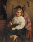 OAKLEY J.S 1800-1800,A young girl with a doll,Christie's GB 2001-03-08