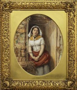 OAKLEY Octavius 1800-1867,HARVEST GIRL,1855,McTear's GB 2023-07-19