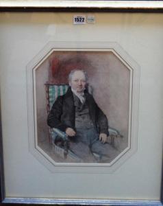 OAKLEY Octavius 1800-1867,Portrait of a gentleman seated in armc,1837,Bellmans Fine Art Auctioneers 2016-11-01