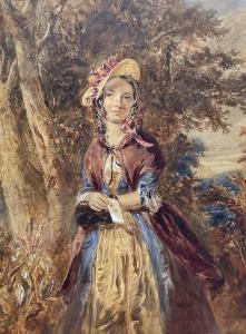 OAKLEY Octavius,Portrait of a Lady holding a Letter, thought to be,David Duggleby Limited 2024-03-15