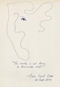 OATES Joyce Carol 1938,Self-portrait,1975,Bloomsbury New York US 2009-09-24