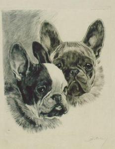 OBERHARDT Kent Meyer,TWO FRENCH BULLDOGS,William Doyle US 2004-02-10
