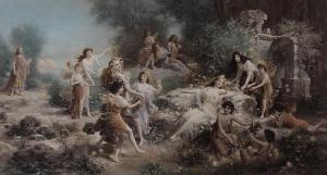 OBERHAUSER Emanuel 1854-1919,A Midsummer Nights Dream,Locati US 2013-10-21