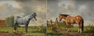 OBERMAN Antonie 1781-1845,A grey horse,1814,Venduehuis NL 2023-11-15