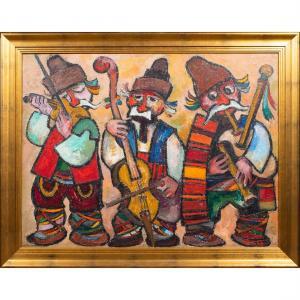 OBICAN Jovan 1918-1986,Musical Trio,Clars Auction Gallery US 2023-04-15