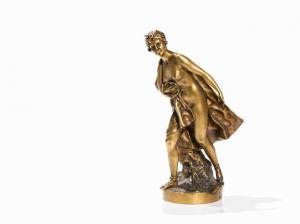 OBIOLS DELGADO GUSTAVO 1858-1910,Striding Female Nude,Auctionata DE 2016-01-22