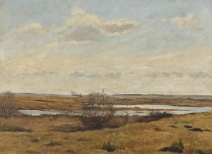 OBRO Aage 1884-1978,An open landscape,1922,Bruun Rasmussen DK 2023-09-04