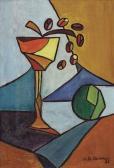 OCAMPO Hernando Ruiz 1911-1978,Still Life with Glass,1968,Christie's GB 2016-05-29