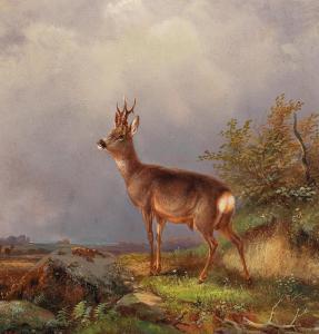 OCKERT Carl Friedrich 1825-1899,A Proud Roe Deer,Palais Dorotheum AT 2020-09-23
