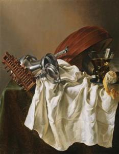 ODEKERCKEN WILLEM 1636-1698,A still life with a lute,Palais Dorotheum AT 2016-10-18
