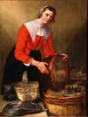 ODEKERCKEN WILLEM 1636-1698,La jeune cuisinière,Joron-Derem FR 2021-12-21