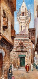 ODELMARK Frans Wilhelm,Cairo, a street scene at Khan Al Khalili bazaar,Palais Dorotheum 2023-09-07