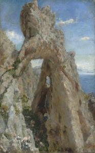 ODERICH Carl 1856-1915,Arco Naturale auf Capri,1880,Galerie Bassenge DE 2020-11-25