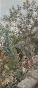 ODERICH Carl 1856-1915,The Nymph of Capri,1888,Palais Dorotheum AT 2012-02-06