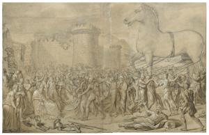 ODEVAERE Joseph Denis 1778-1830,The entry of the Trojan Horse,Christie's GB 2019-01-31