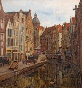 OERDER Frans David,Canal View with the Basilica of St Nicholas, Amste,Strauss Co. 2018-10-15
