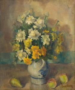 OERDER Frans David 1867-1944,Still Life with Flowers and Fruit,Strauss Co. ZA 2024-03-11