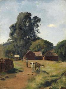 OERDER Frans David 1867-1944,Transvaal farm scene,1896,Bonhams GB 2016-09-14