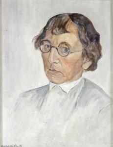 OESTEREICH Alfred 1901-1986,Porträt einer älteren Frau,1951,DAWO Auktionen DE 2012-09-05