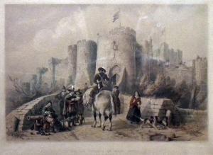 of BURGESS William, Dover 1805-1861,"The Old Entrance of Dover Castle",Canterbury Auction 2011-07-12