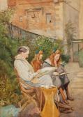 of HOWARD George Carlisle 1843-1911,Ore liete in giardino,Wannenes Art Auctions IT 2015-05-26