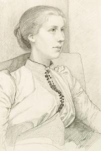 of HOWARD George Carlisle 1843-1911,Portrait of Nellie Lindsay,Christie's GB 2001-06-07