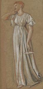 of HOWARD George Carlisle,Study of a standing draped female figure,9th,Christie's 2017-12-13