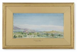 of HOWARD George Carlisle 1843-1911,Temple of Juno, Agrigento,1906,Christie's GB 2021-09-30
