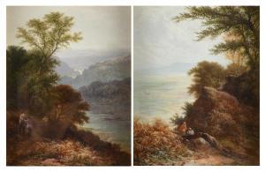 OF PLYMOUTH Walter Williams 1841-1876,River landscape scenes with figures,Dreweatts GB 2021-12-14
