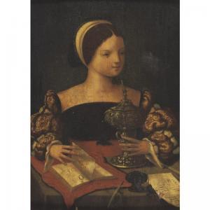 of The TANKERVILLE Earl 1800-1900,YOUNG GIRL AT HER DESK,Sotheby's GB 2007-01-27