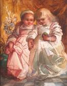 of WATERFORD Marchioness Louisa Anne,portrait of young girls with an apple,Bonhams 2003-03-25