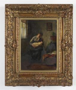 OFFERMANS Tony Lodewijk George 1854-1911,The Lullaby,New Orleans Auction US 2017-07-22