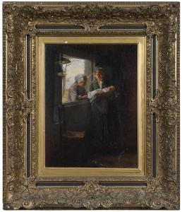 OFFERMANS Tony Lodewijk George 1854-1911,The New Baby,Brunk Auctions US 2020-03-28