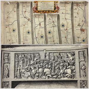 OGILBY John 1600-1676,The Road from London to Barwick be,17th century,Duggleby Stephenson (of York) 2023-07-28