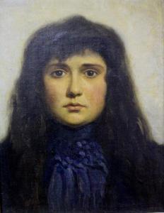 OGILVIE Frank Stanley,PORTRAIT STUDY OF A GIRL,1889,Lawrences GB 2021-04-23