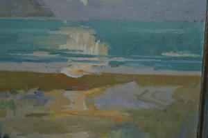 OGILVIE Jamie 1947,coastal sunset,Lawrences of Bletchingley GB 2018-06-05