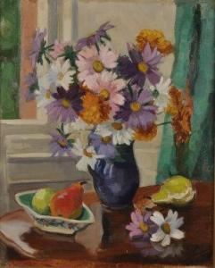 OGILVIE Lilian,Still Life of Flowers in a Purple Vase,Shapes Auctioneers & Valuers GB 2011-03-05